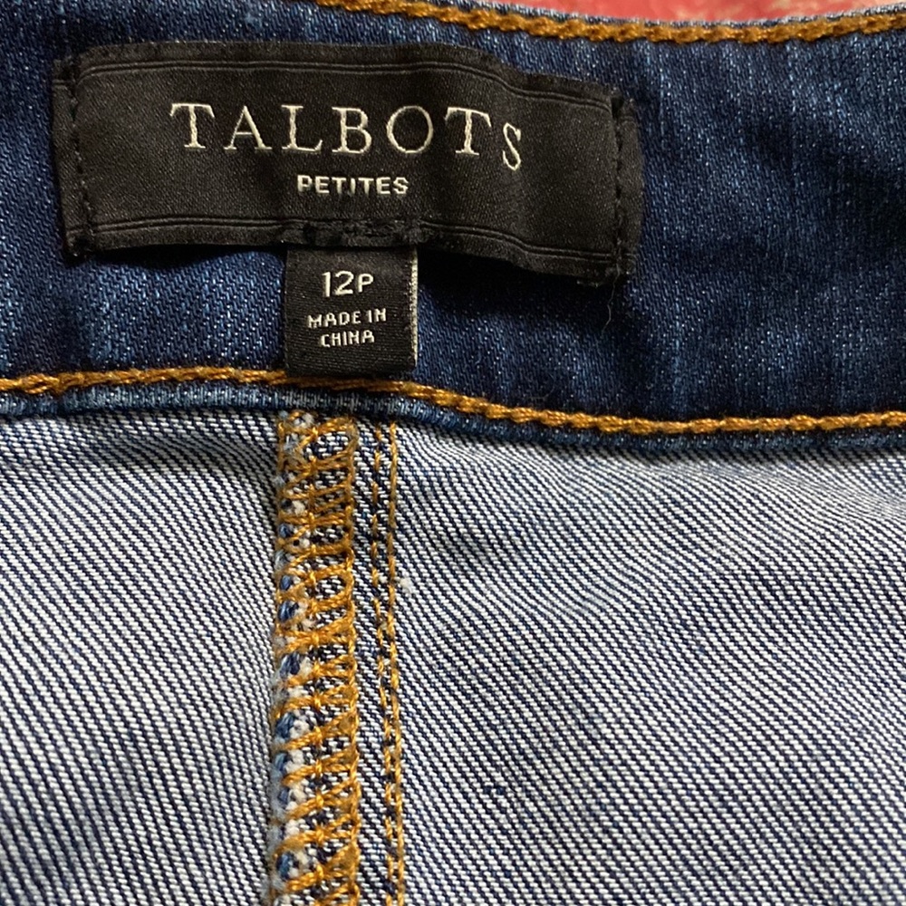Talbots Anchor Button Skirt - Picture 3 of 7